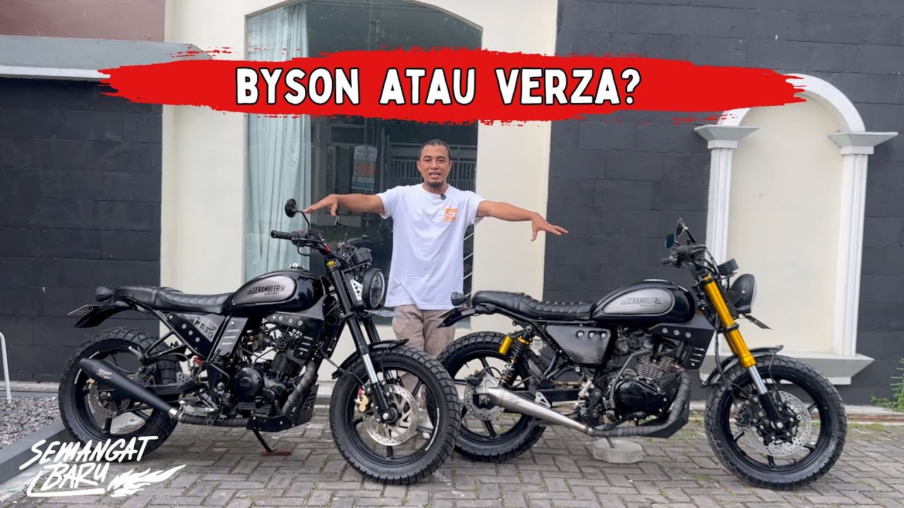 Pilih mana? Scrambler dari Yamaha Byson atau Honda Verza?