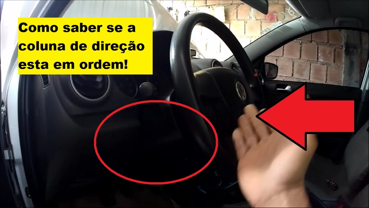 como saber se a coluna de direção está ruim?