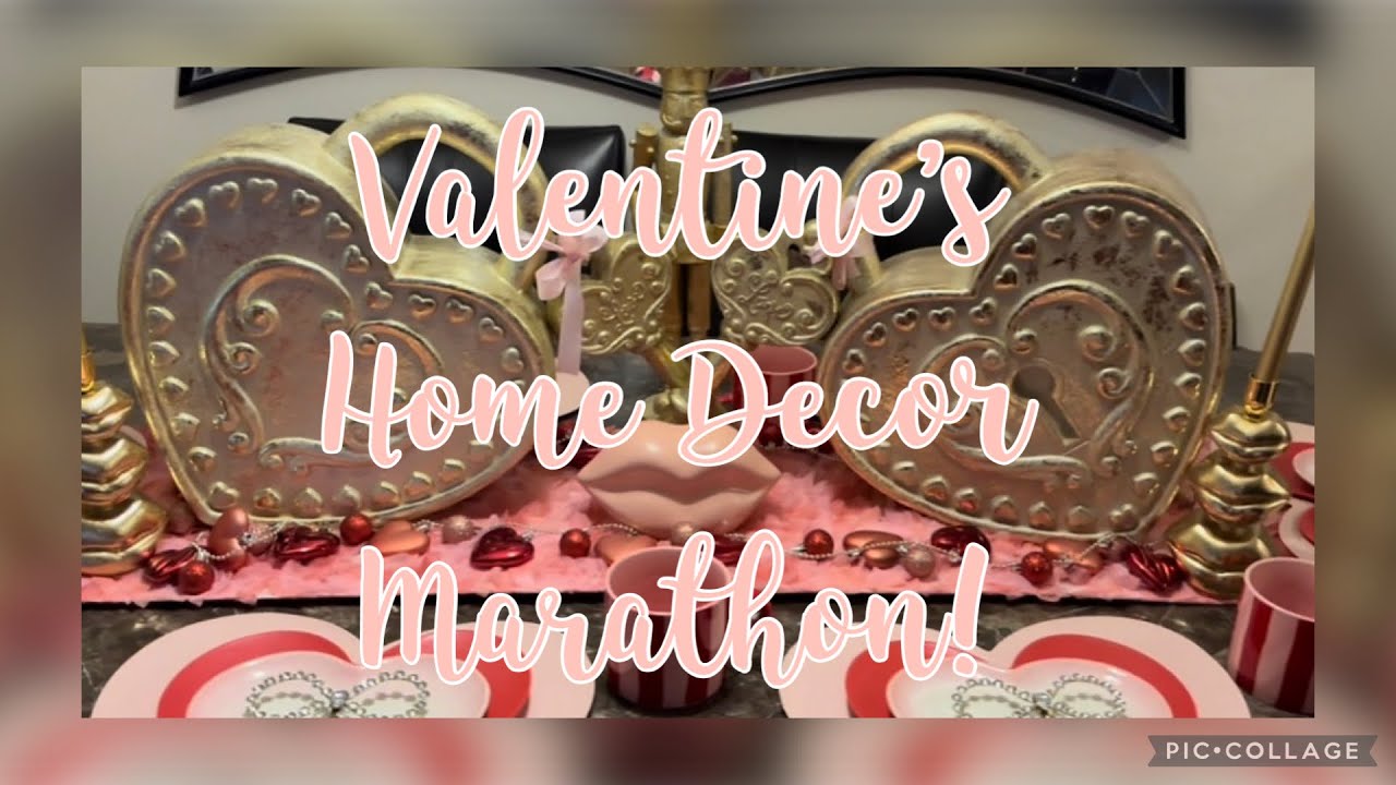 Valentine’s Home Decor Tour Marathon! ♥️💋