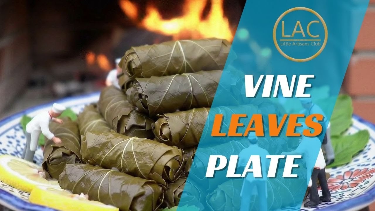 Tiny Chefs at Work A Whimsical Feast of Stuffed Grape Leaves
