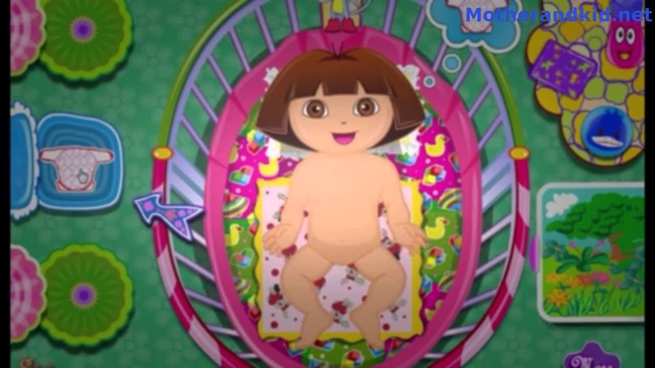 Baby Dora Diaper Change   Dora The Explorer   Dora Game   ベビードラおむつの変更   ドラエクスプローラ   ドラゲーム