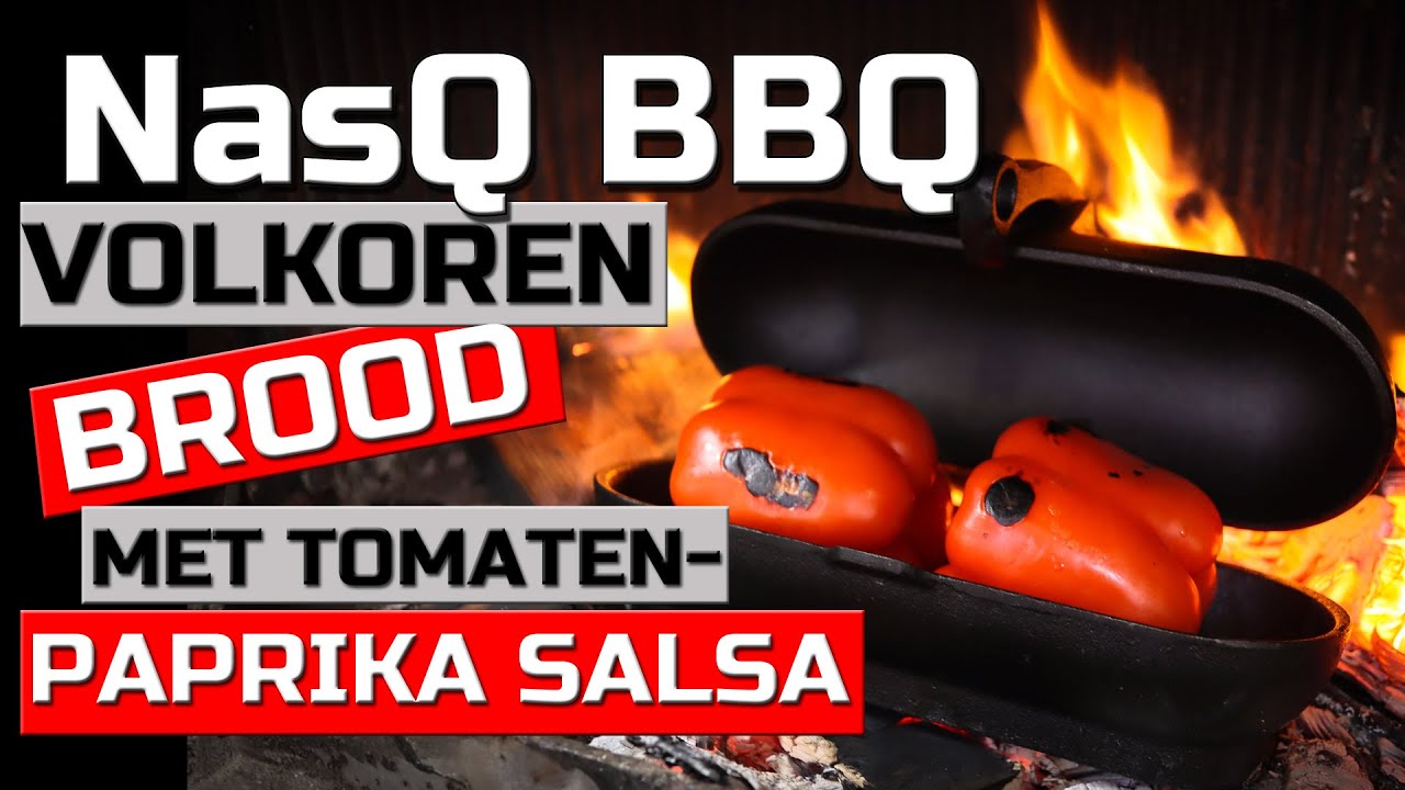 Ambachtelijk BROOD met een Tomaten-Paprika Salsa - NasQ BBQ