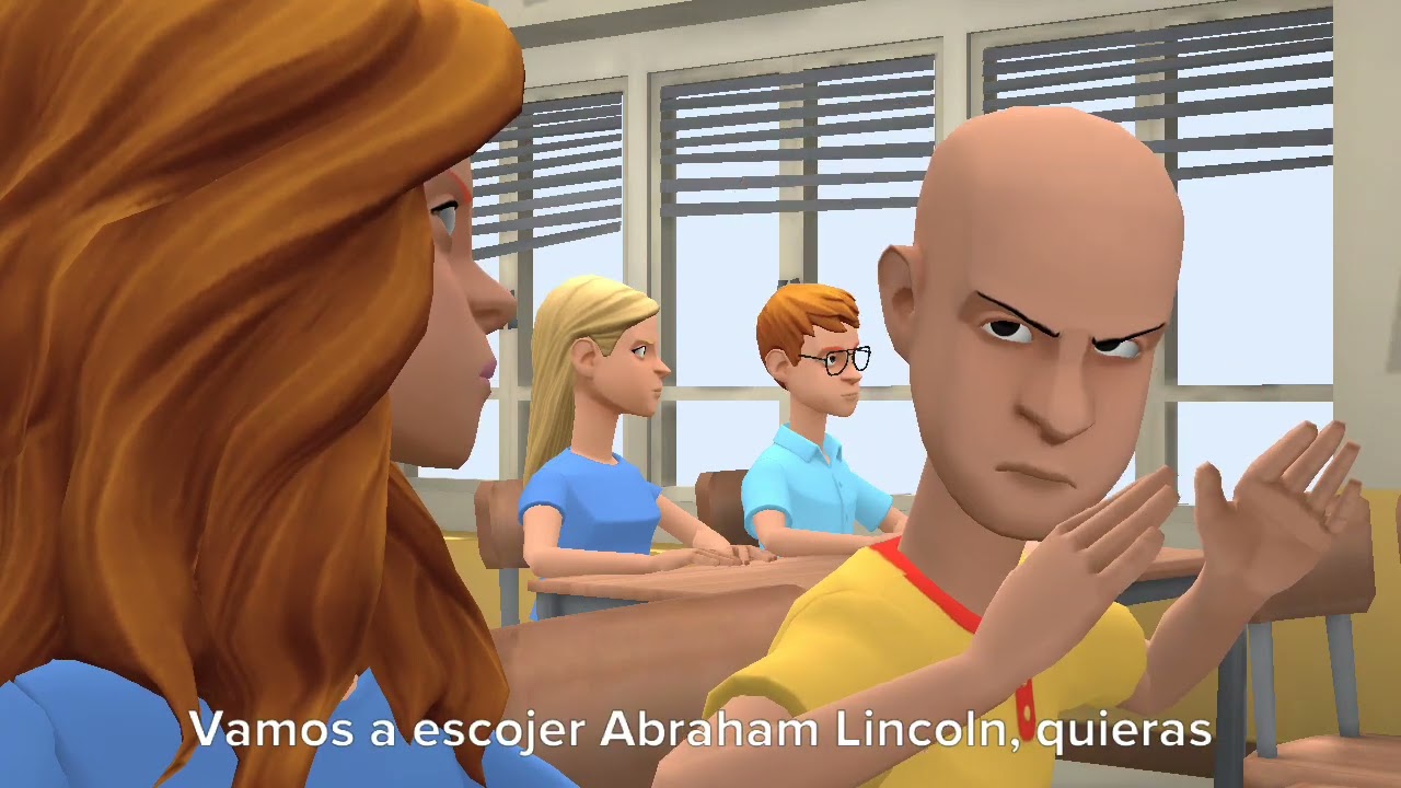Caillou, y Rosie se pelean en la escuela. Son expulsados, y castigados.