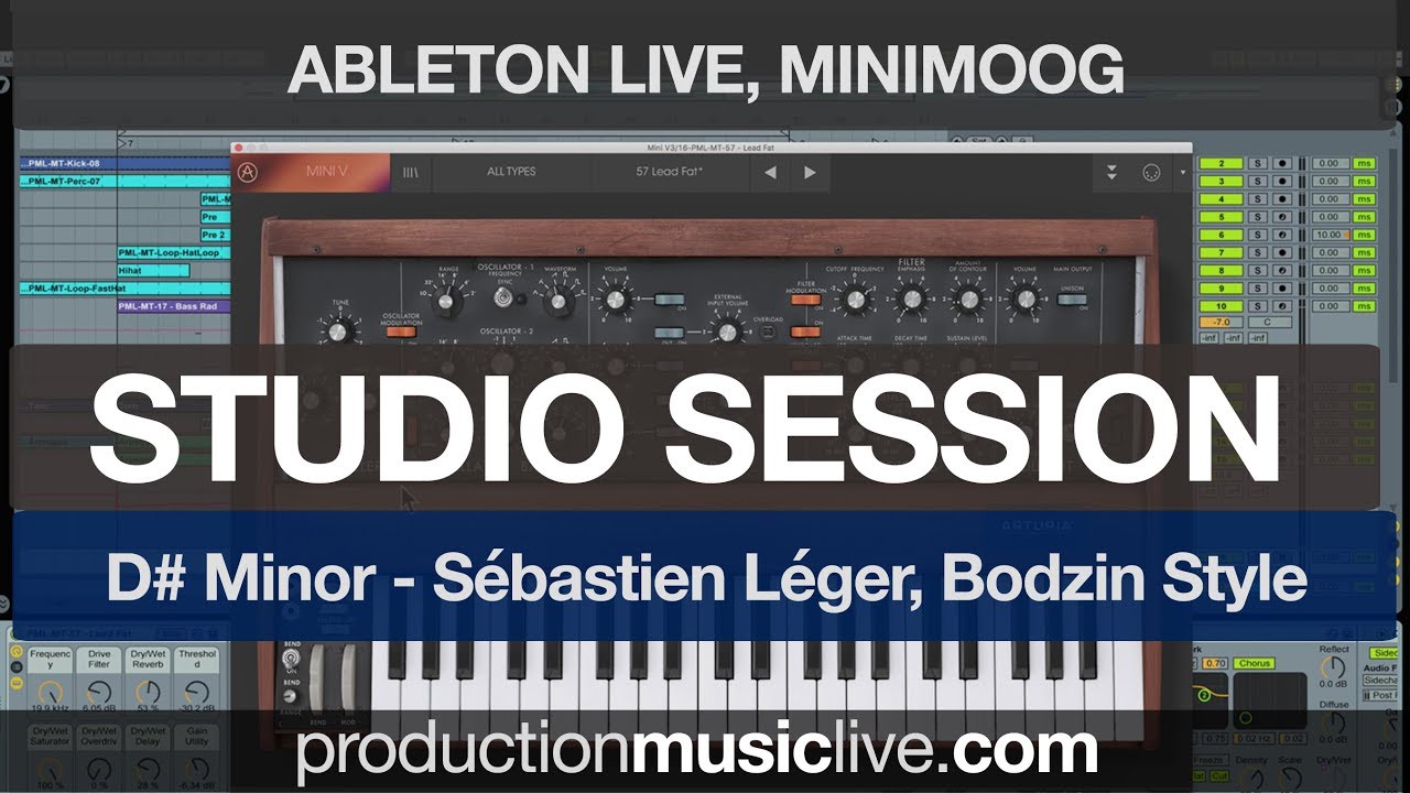 (Studio Session) House/Techno Track in D# Minor - Sébastien Léger, Bodzin Style