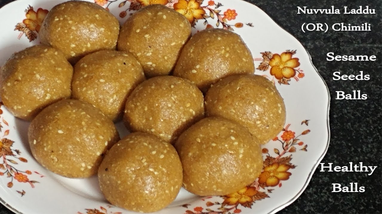 నడుముకు బలాన్ని ఇచ్చే నువ్వుల లడ్డు చిమిలి | nuvvula laddu in telugu / sesame seeds laddu / sweets