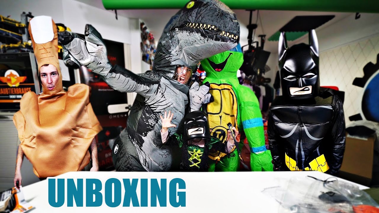 MEGA XXL KARNEVAL KOST&Uuml;M & MASKEN UNBOXING!