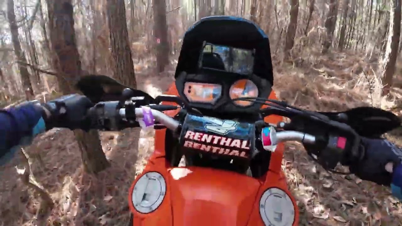 Ktm 990 adventure on single track