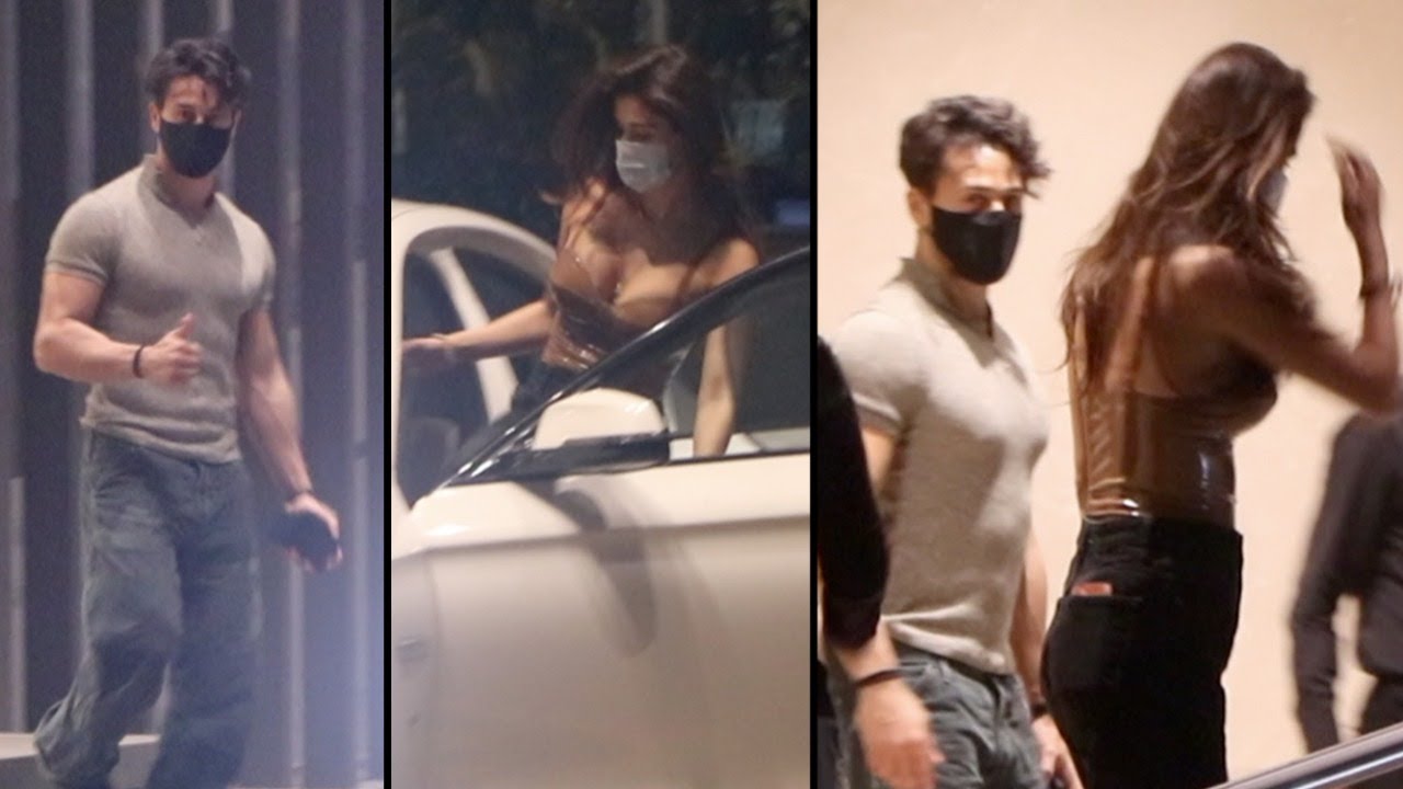 Disha Patani Celebrates Bf Tiger Shroff Birthday With Tiger's Family Members At B.K.C