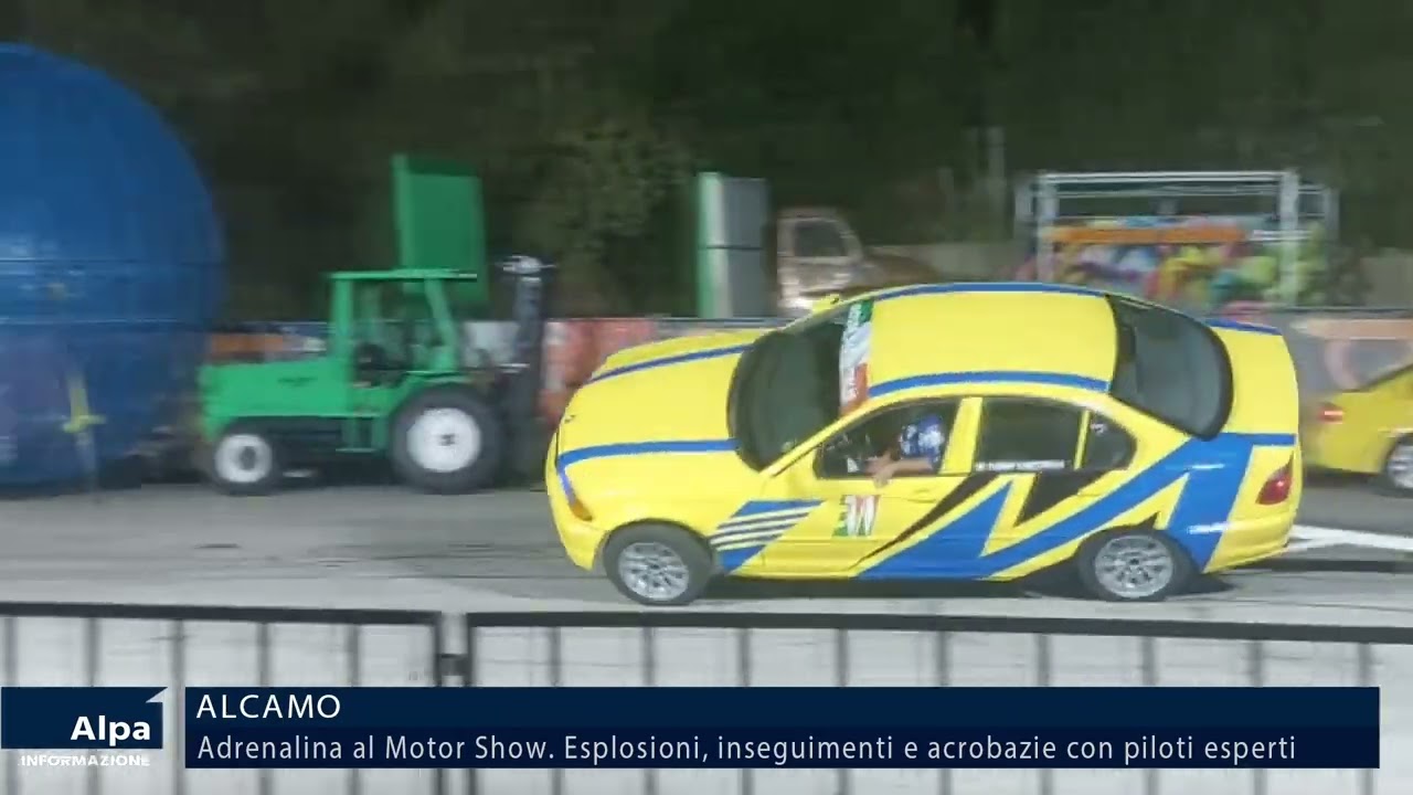 Adrenalina ad Alcamo al Motor Show. Esplosioni, inseguimenti e acrobazie con piloti esperti