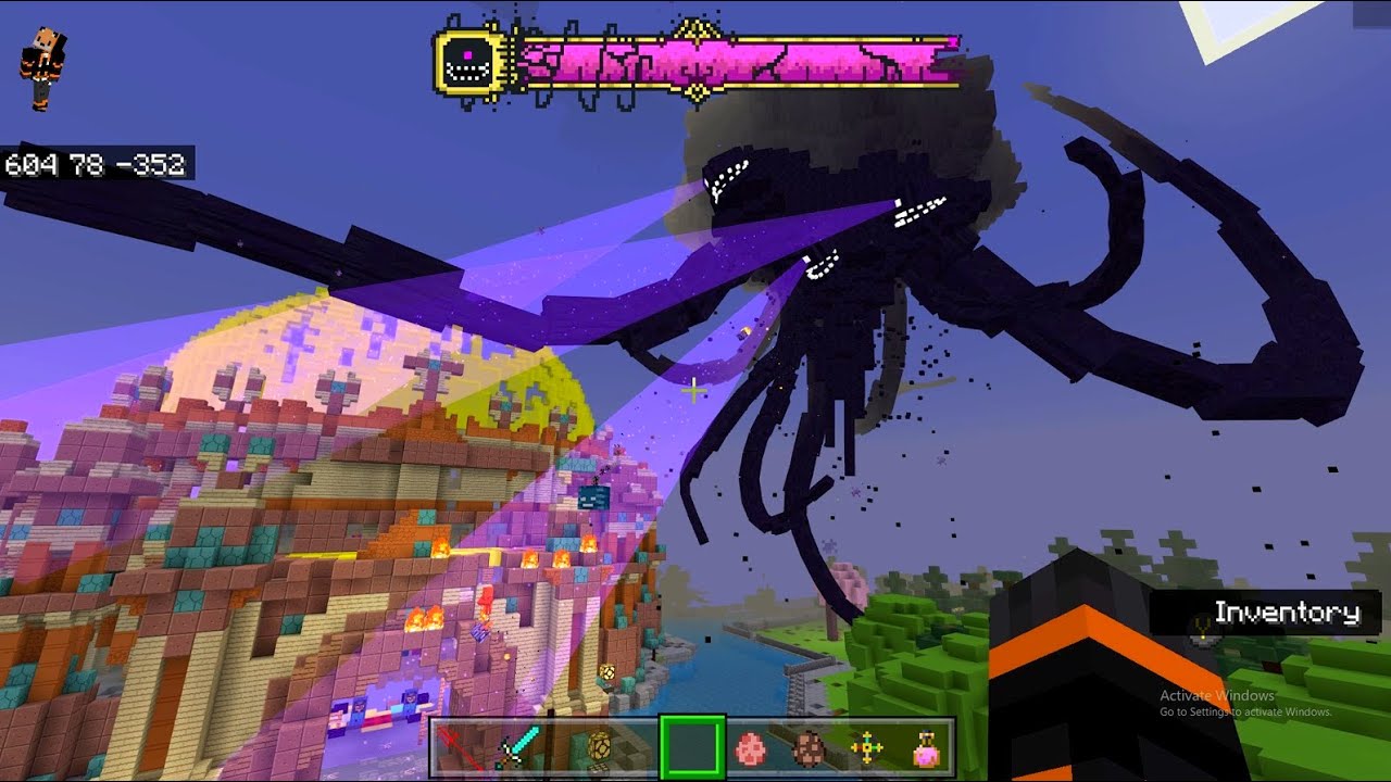 Decayed Reality Wither Storm Add-On[MCPE-MCBE]Wither Storm In Minecraft,EnderFoxBoy MC,EP2🦊!!!