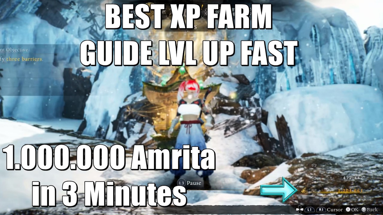 Nioh 3 &ndash; BEST XP Farm Guide | Level Up Fast ( 1.000.000 Amrita in 3 Minutes )