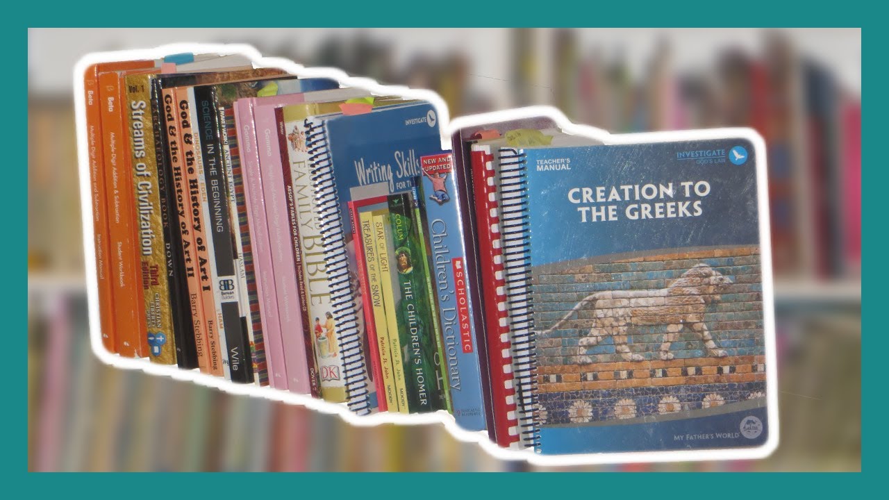 4th Grade Homeschool Curriculum Choices 2019/2020 | My Father's World | Creation to the Greeks