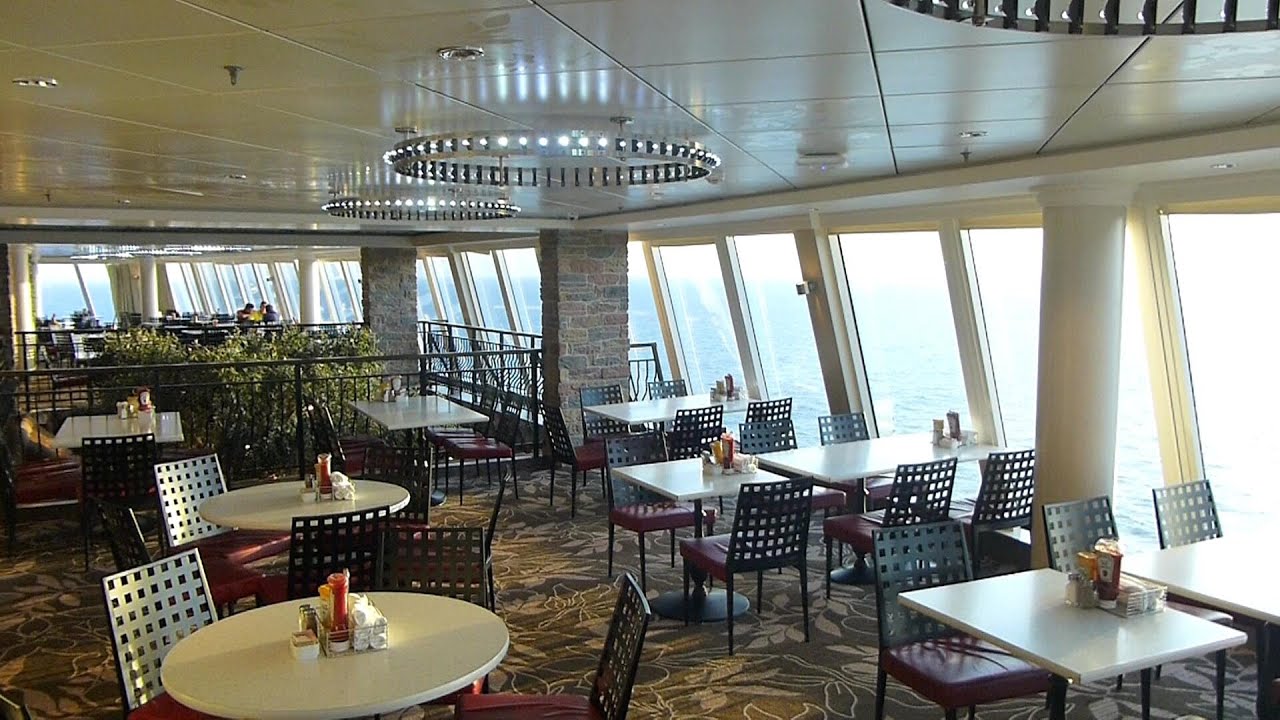 NORWEGIAN EPIC -  BUFFET RESTAURANT GARDEN CAFE TOUR