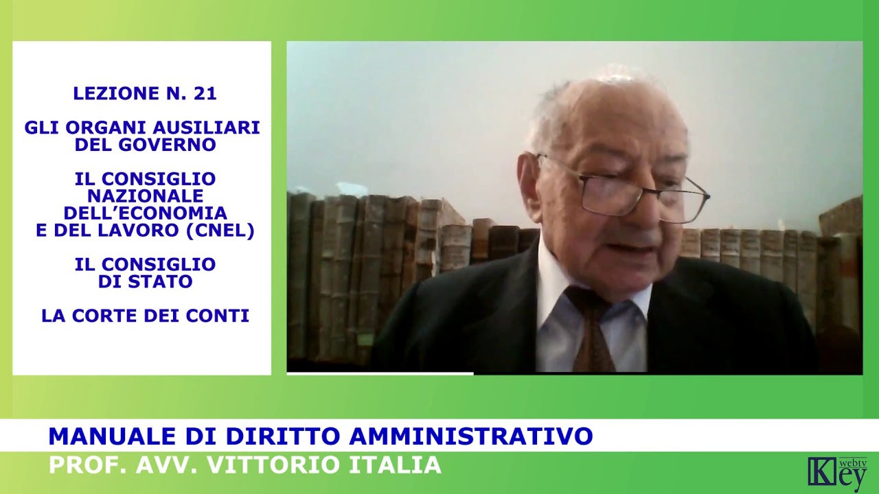 Manuale di Diritto amministrativo - Lezione 21 - Gli organi ausiliari del governo