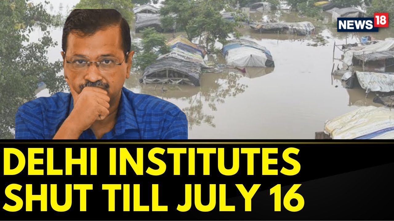Delhi Rains | Delhi LG VK Saxena Chairs The Delhi Disaster Management Authority Meeting | News18