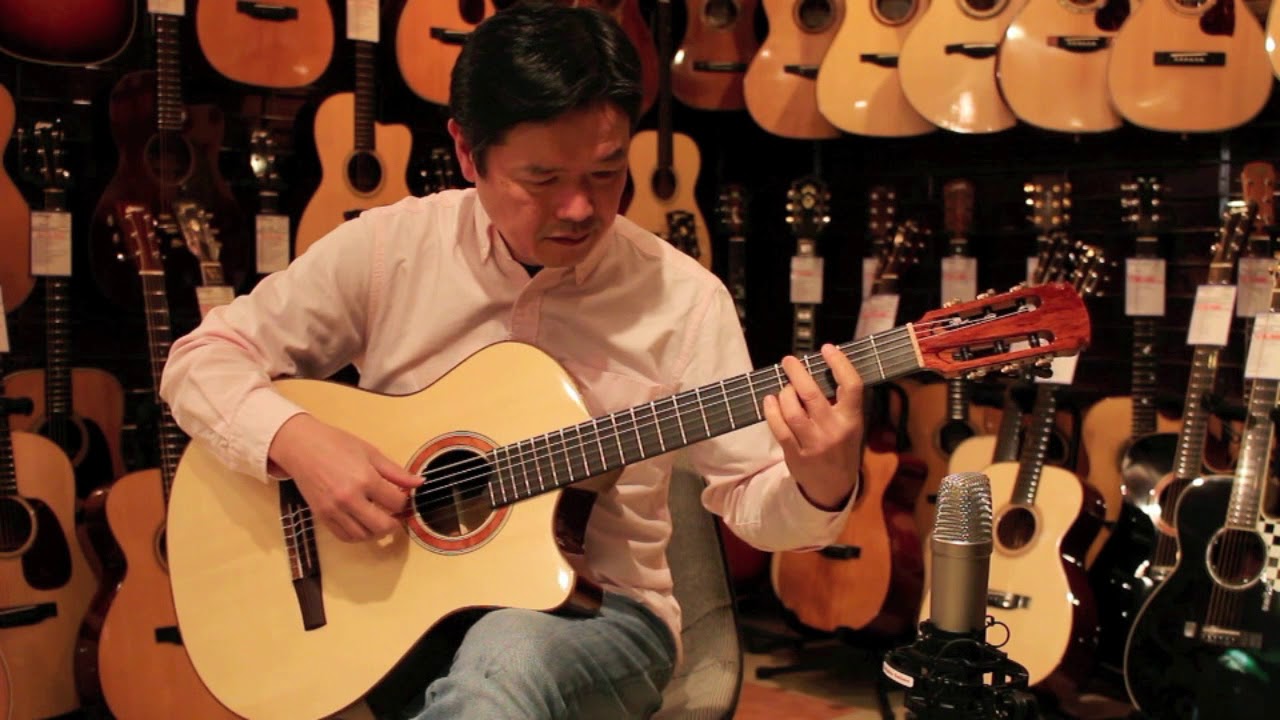 FUJII GUITARS Jazz Nylon Slant Cutaway Demo - Player 古川忠義