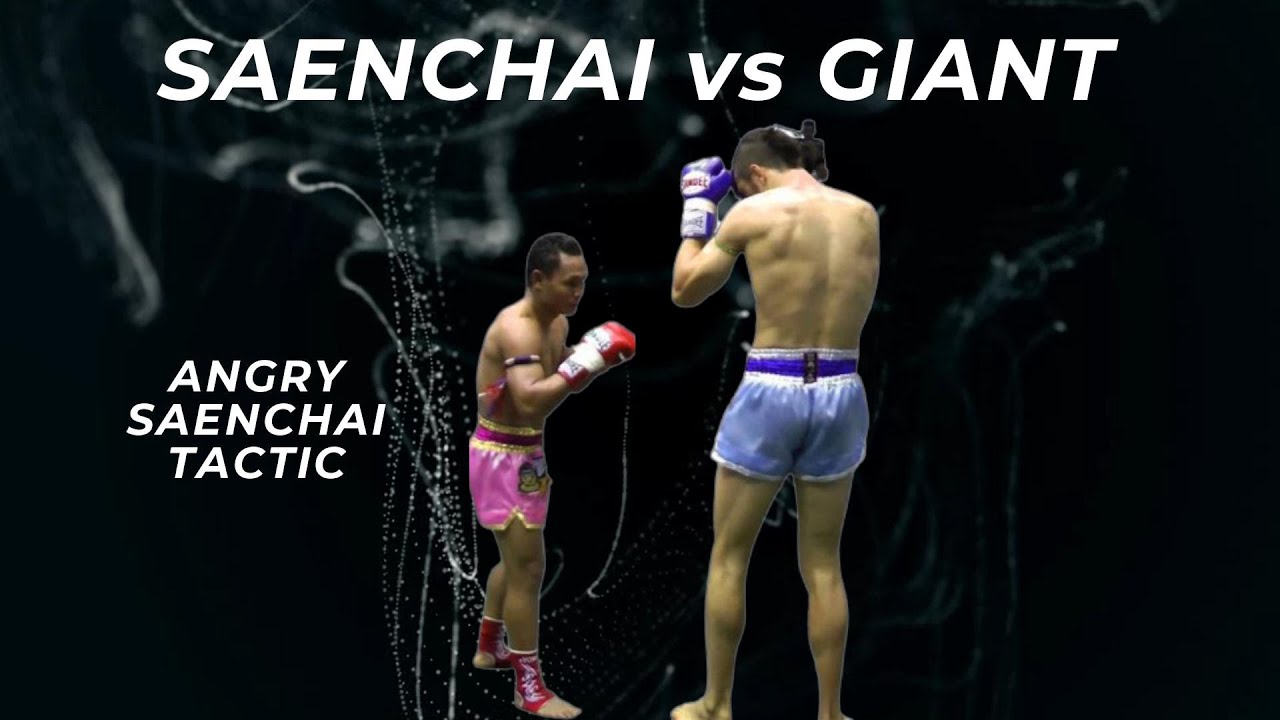 Saenchai vs GIANT - 40 Pound Weight Difference!