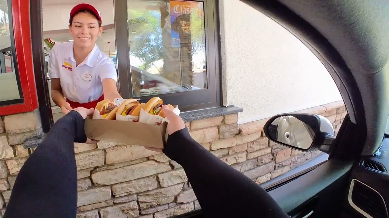 11 June 24 - Doing drive thru at the In-N-Out Burger in Tucson. Just found out it's been 75 years