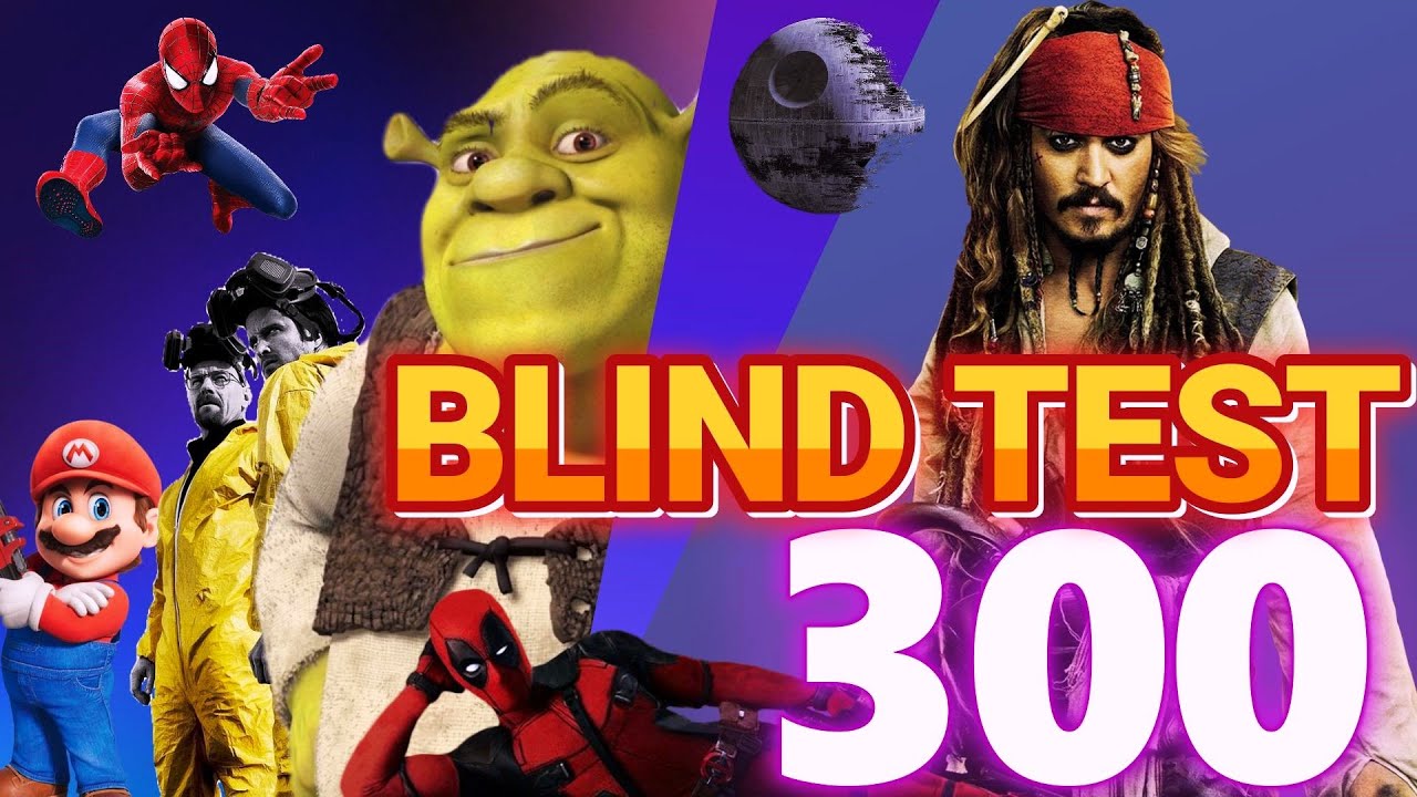 BLIND TEST : Films/Séries/Images/Répliques (300 EXTRAITS) vidéo spéciale 2 ans