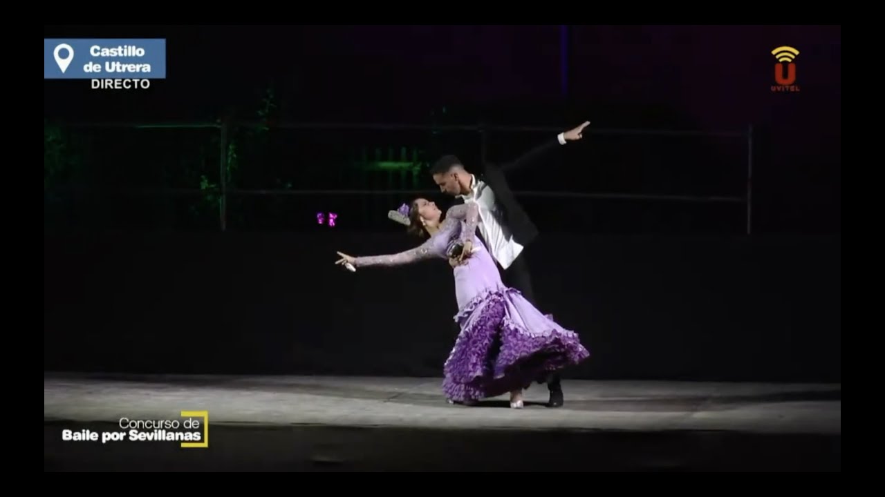 Angel Marin y Rocio Galvez Concurso de Sevillanas Utrera 2021