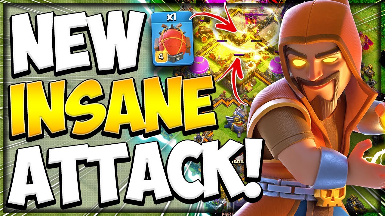 New OP Strategy Might Break TH11! New Super Wizard Blimp Strategy in Clash of Clans