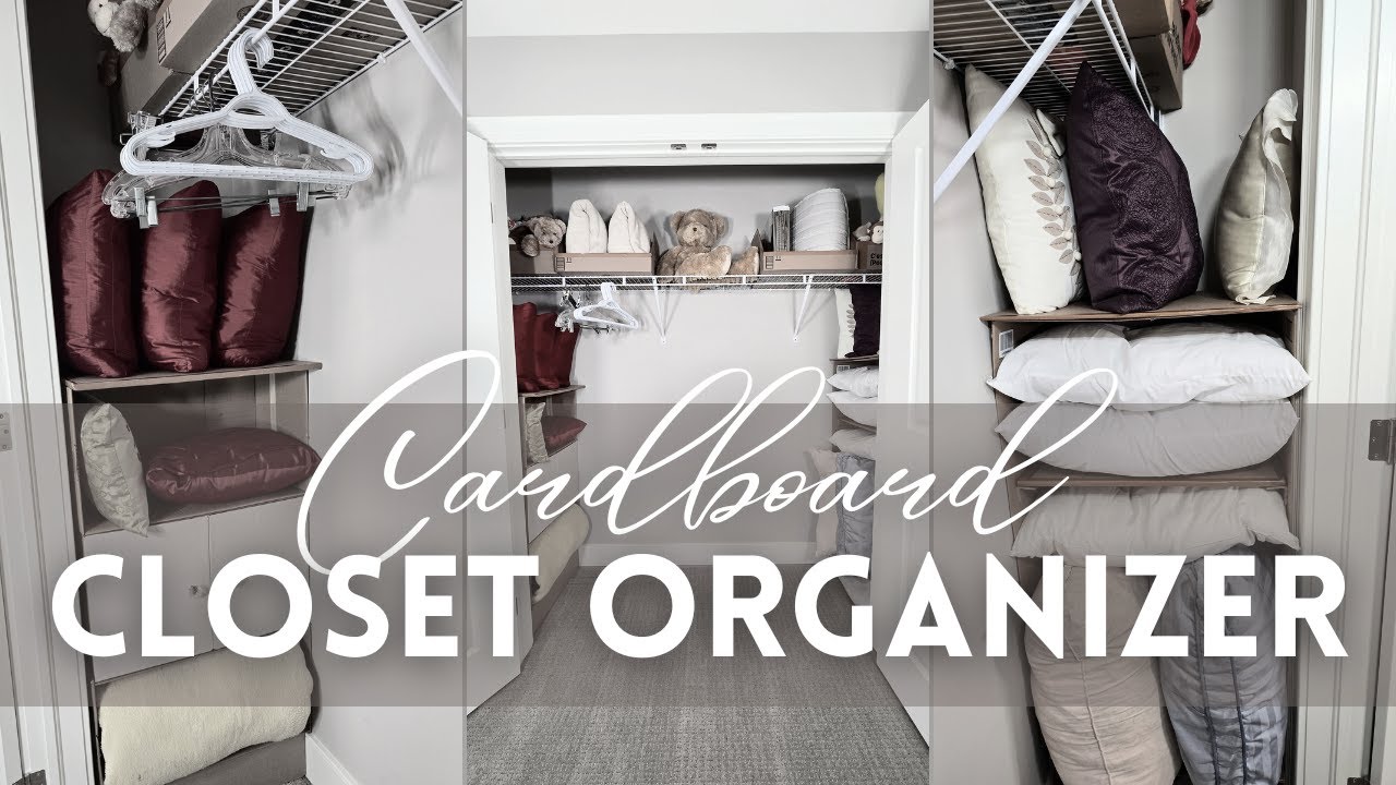 $0 Closet Organization: Stop Throwing Away Your Amazon Boxes!  How to DIY Stylish Cardboard Storage