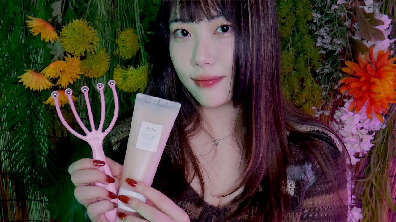 ASMR 힐링 스킨케어, 두피마사지 롤플레이💆🏻‍♀️💆🏻‍♀️   Skin care, scalp massage