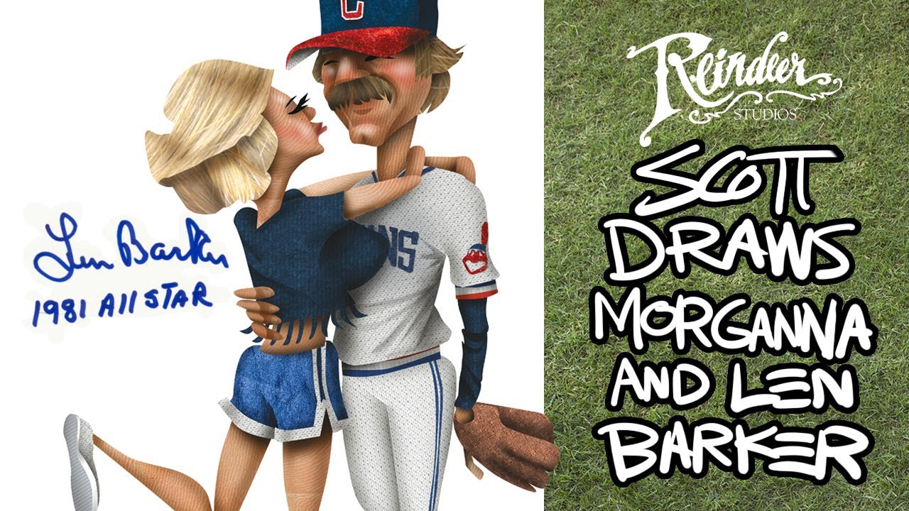 Morganna The Kissing Bandit and Len Barker 2/2 Autograph TTM Success