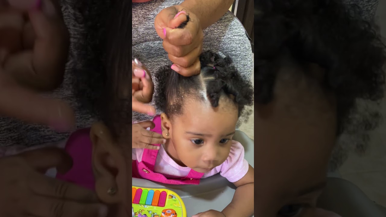 beautiful hairstyle for babies and girls🎀🎀 #babyhairstyles #baby #babygirl #curlyhair #explore #fy