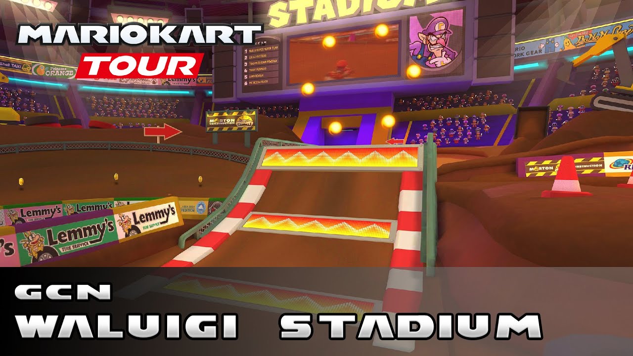 Mario Kart Tour - GCN Waluigi Stadium (All Variants)