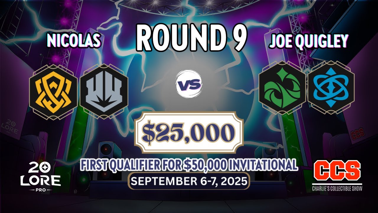 CCS 25K ROUND 9 AMBER STEEL VS EMERALD SAPPHIRE