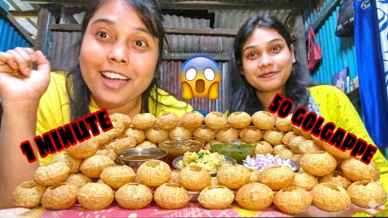 1 minute golgappe challenge @Khushbuvlog260 