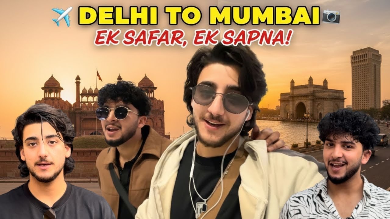 Delhi to Mumbai - Ek Safar , Ek Sapna 🥺❤️