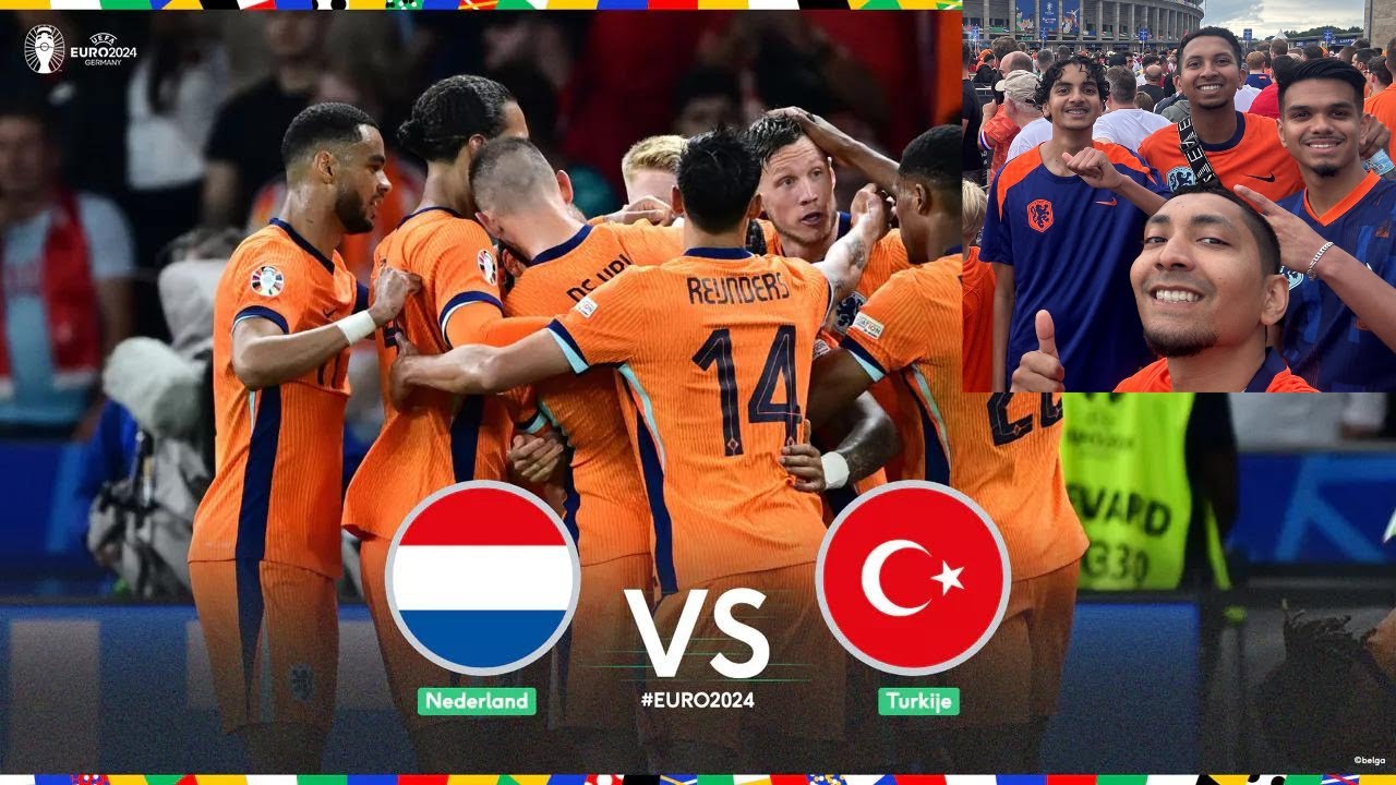 We Gingen Naar de Nederland - Turkije EK wedstrijd