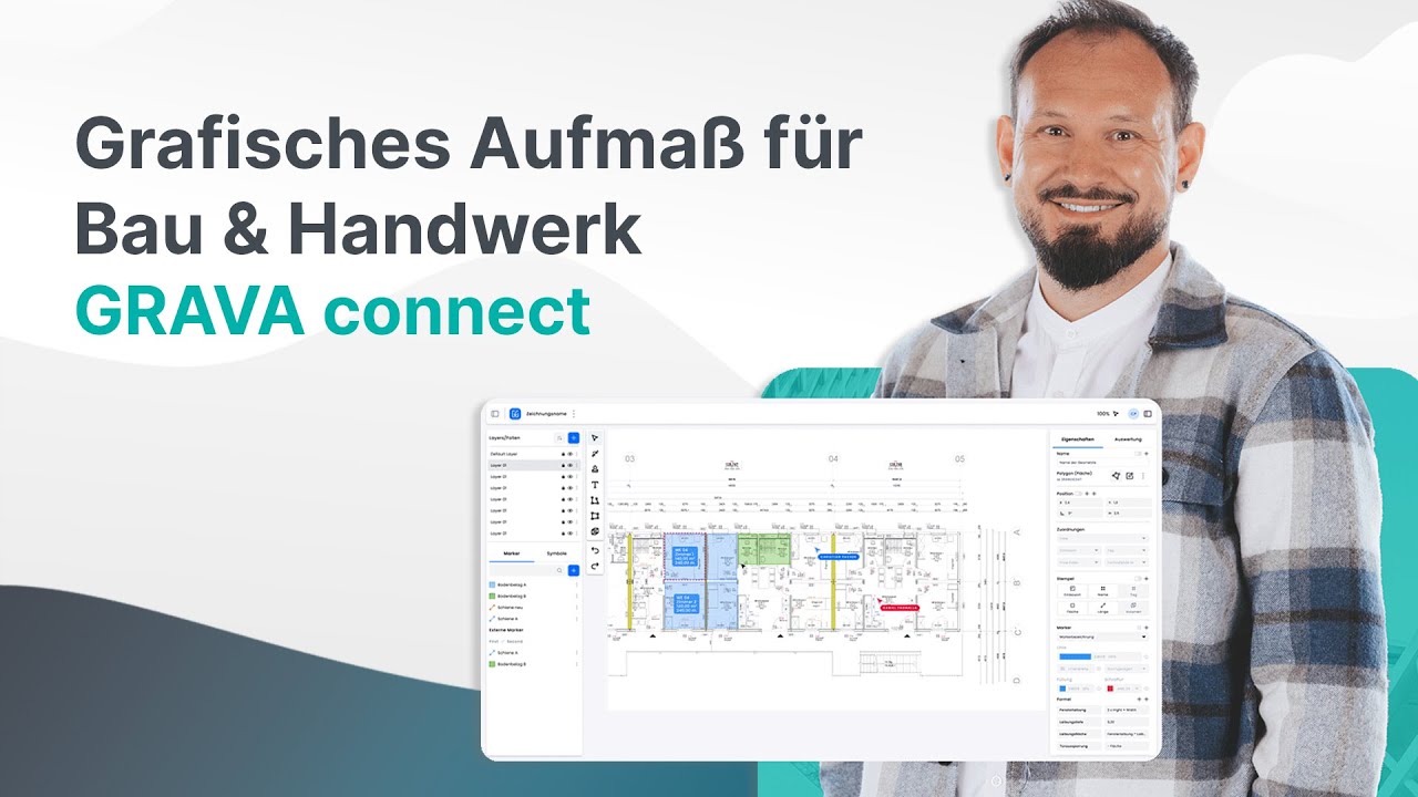 GRAVA connect erklärt:  Digitale Mengenermittlung & präzises Aufmaß in der Cloud