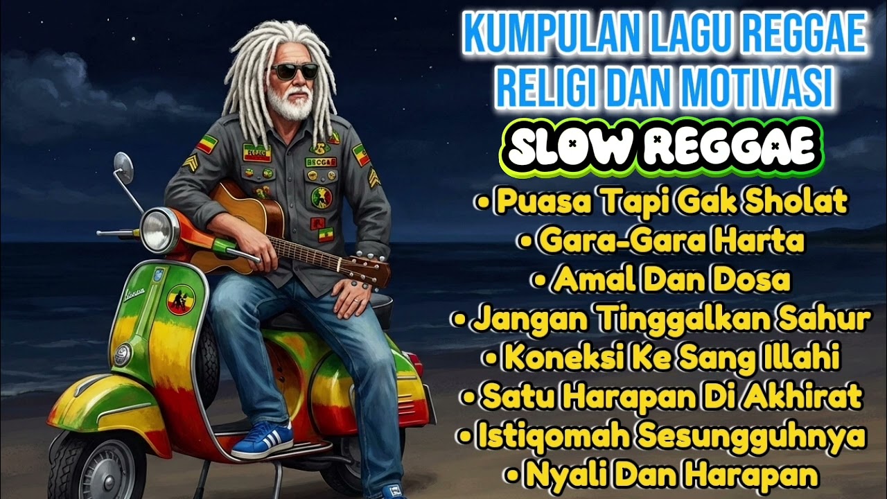 Kumpulan Lagu Reggae - Lagu Motivasi Dan Religi | Slow Reggae 🌴🎸🌅🎶🌊