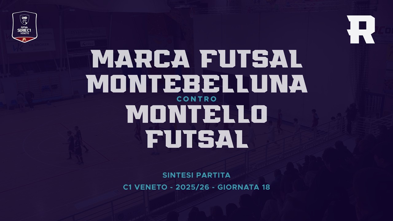 ROPLOTS HIGHLIGHTS | Marca Futsal Montebelluna - Montello Futsal | Serie C1 Veneto - GIORNATA 18