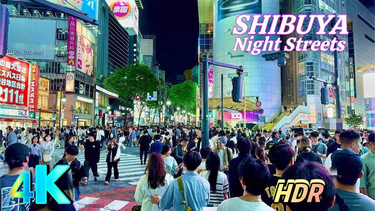 【4K HDR】Shibuya Night Walk • 渋谷 • Tokyo, Japan (東京)🎇😍