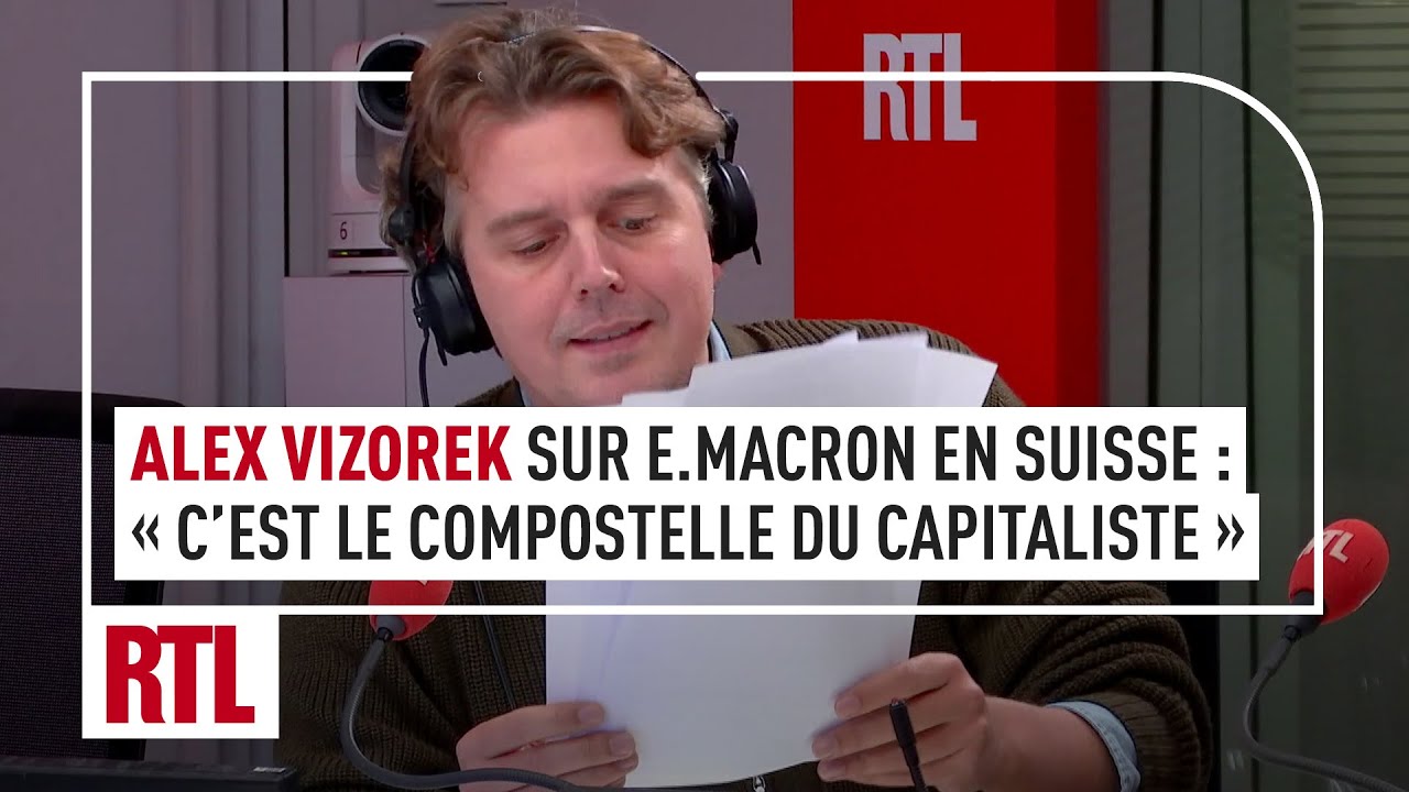 Alex Vizorek ironise sur la visite d’Etat d’Emmanuel Macron en Suisse