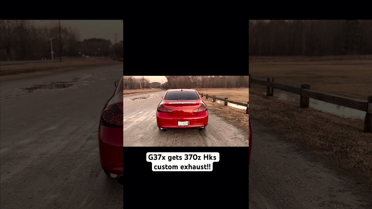 G37x custom exhaust!! #vqsociety #vqunited #infinitig37 #vqfamily #370z #vqnation
