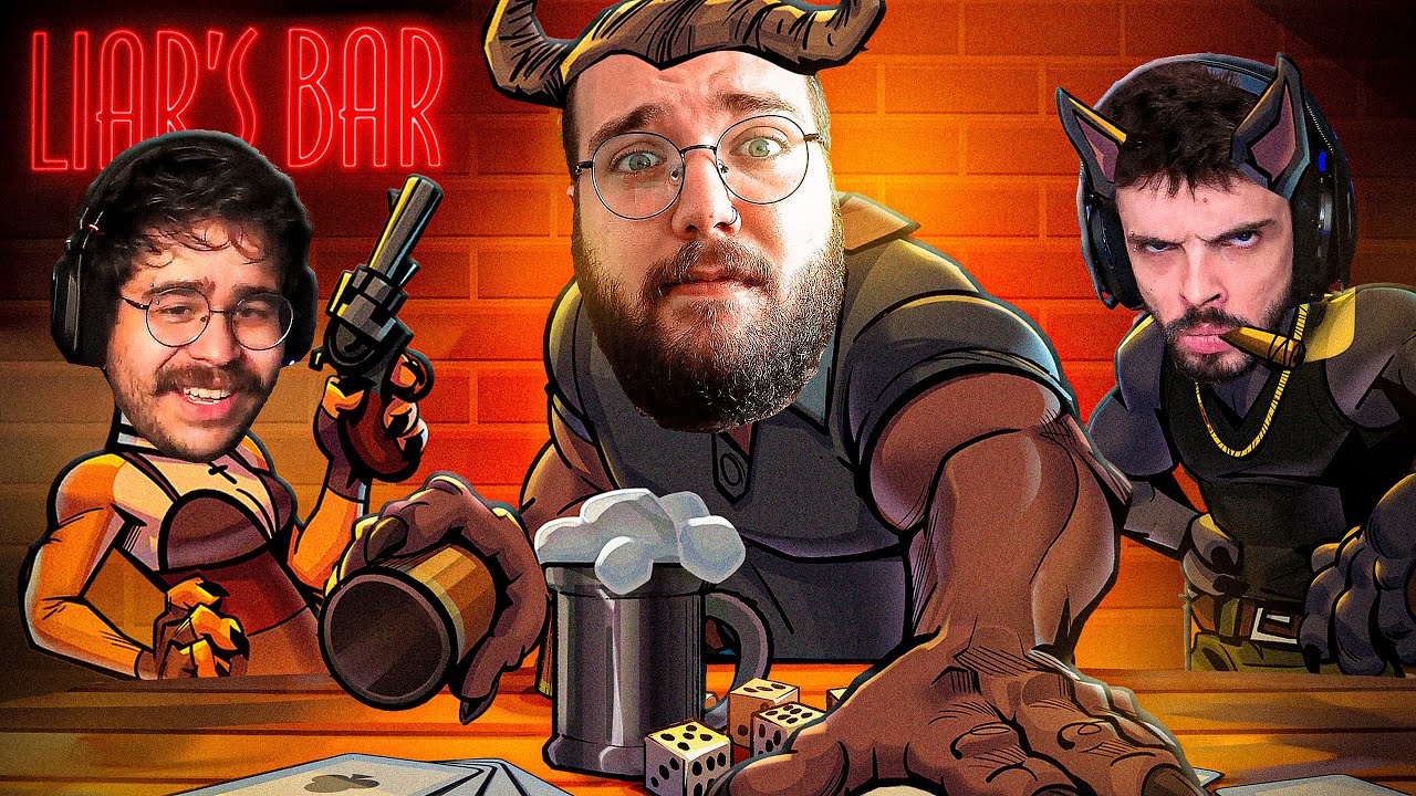 CARTAS, BALAS E MENTIRAS! Liar's Bar com Guaxinim, Sodtz e Darthvaldo