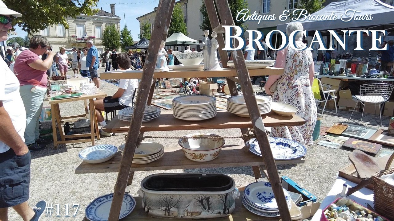 Exploring a Beautiful French Brocante | Antiques & Flea Market Tour #117