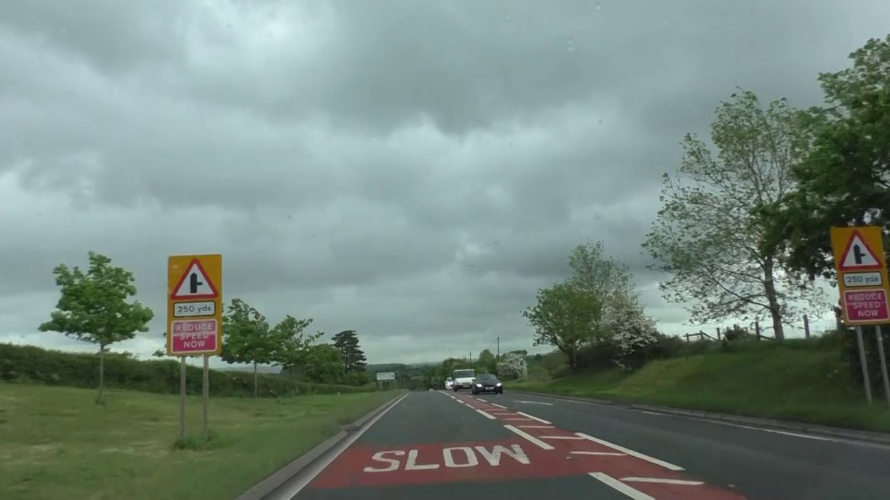 Driving On The A4103 Between Hereford, Herefordshire To Worcester, Worcestershire 21st May 2016