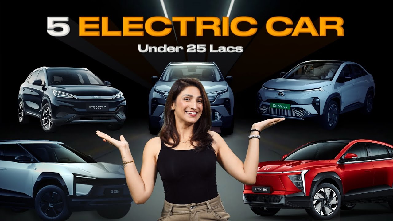 Best Electric Cars In India Under ₹25 Lakh With 500 Km Range: Tata Harrier EV, Mahindra BE.6