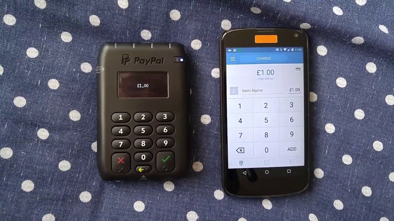 Paypal Card Reader Demonstration