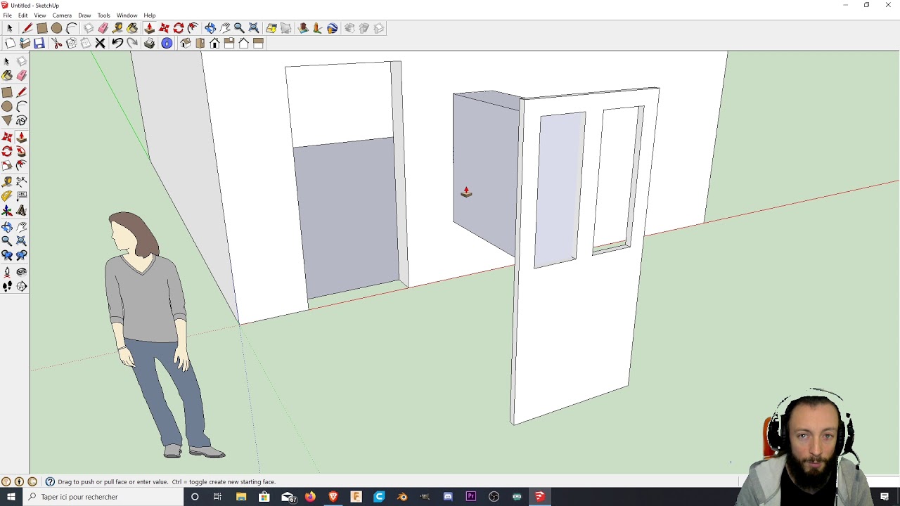 Tuto Sketchup -  Porte