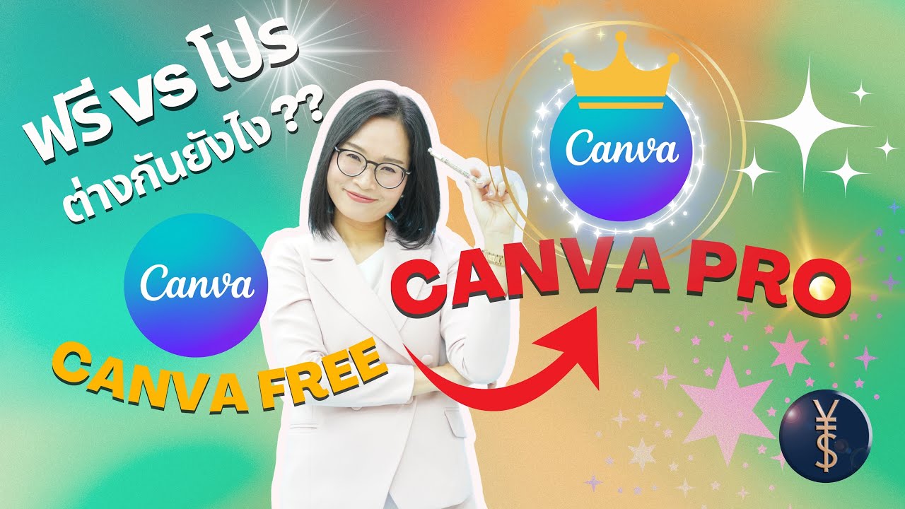 Canva free VS Canva pro แตกต่างกันยังไง ?? |Yimwhan Studio|