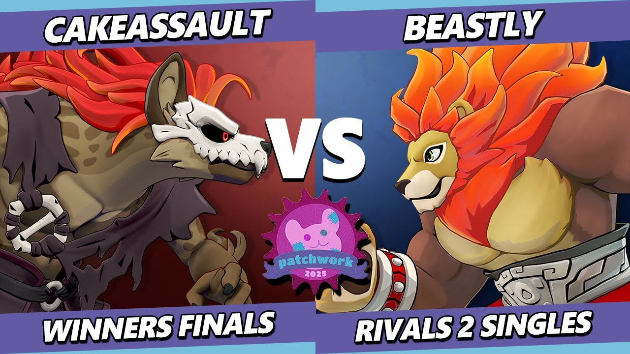 Patchwork 2025 WINNERS FINALS - CakeAssault (Forsburn) Vs. Beastly (Zetterburn) Rivals 2 - RoA2