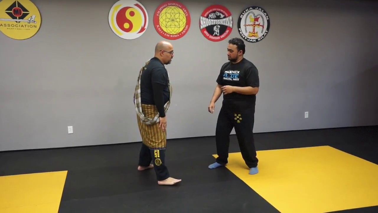 silat attack with kyusho additions