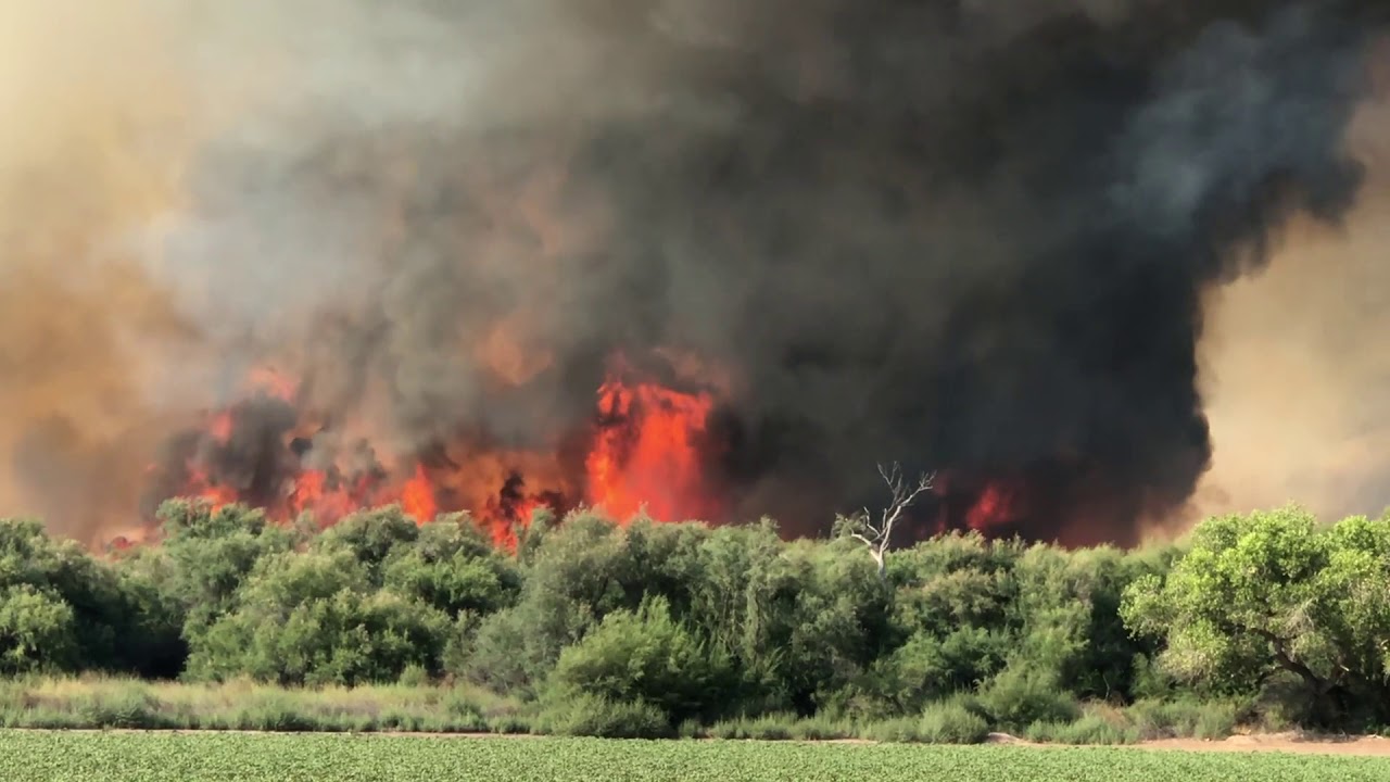 Pima Gila River Wildfire